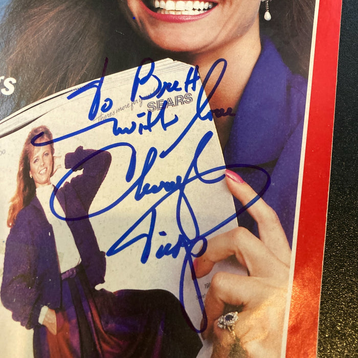 Cheryl Tiegs Signed Autographed Time Magazine With JSA COA