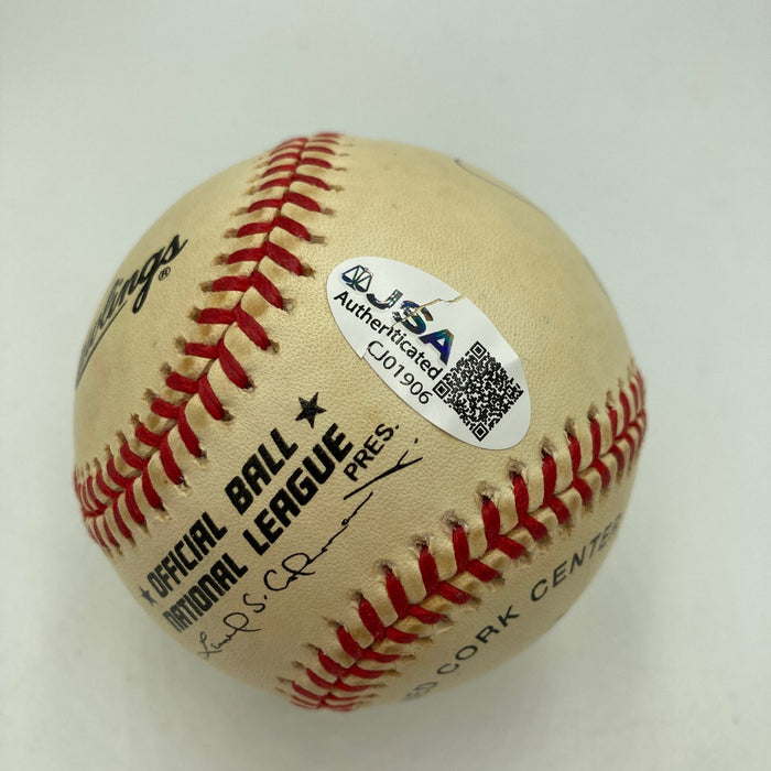 Barry Bonds Alex Rodriguez Jose Canseco 40/40 Club Signed Baseball JSA COA