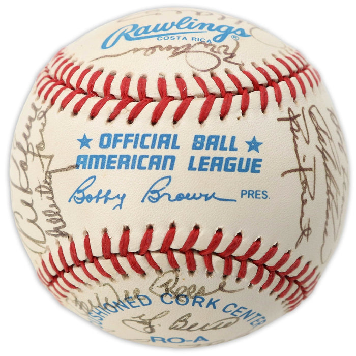Hall Of Fame Multi Signed National League Baseball 24 Sigs PSA DNA COA
