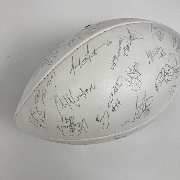 1999 St. Louis Rams Super Bowl Champs Team Signed Wilson Football 42 Sigs JSA