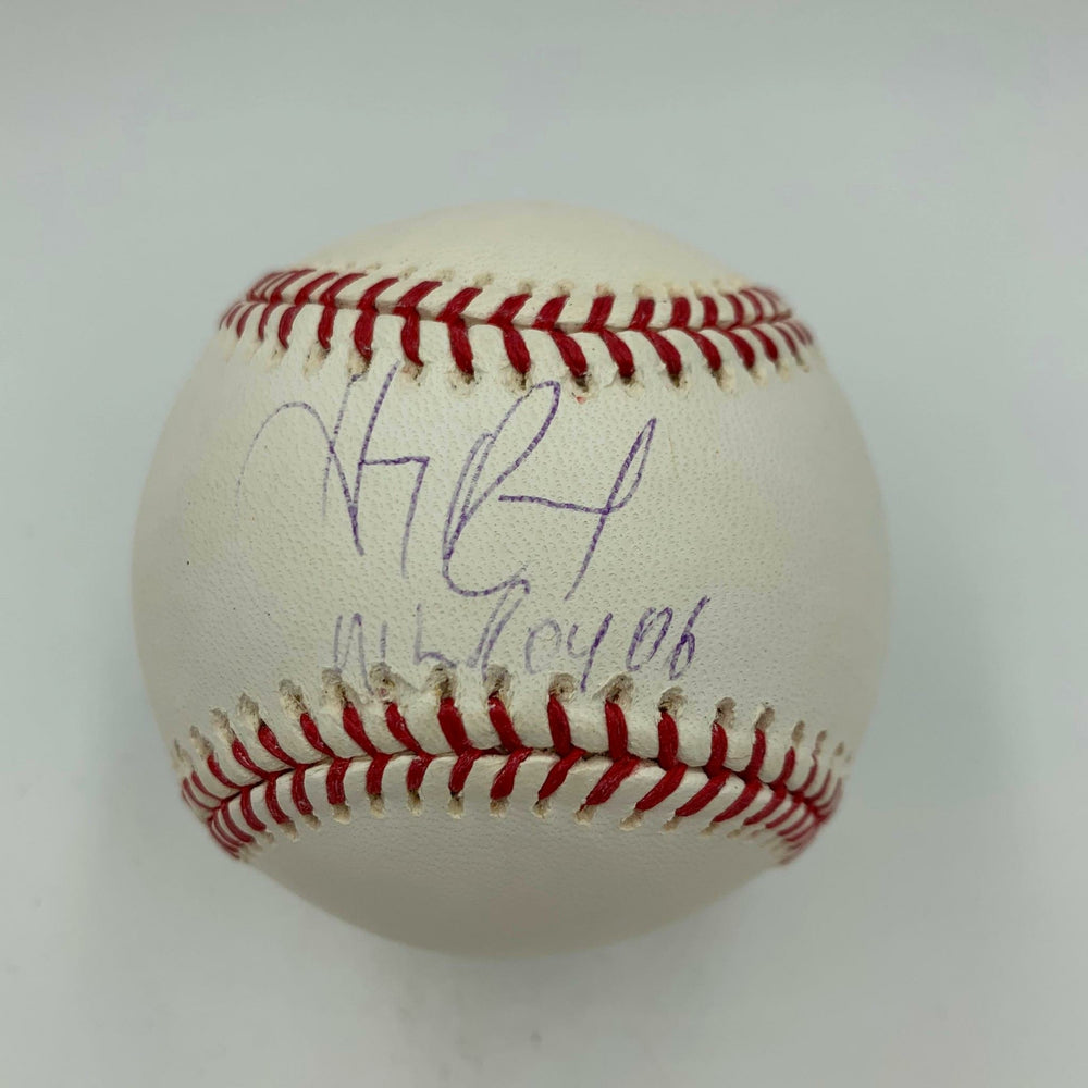 Hanley Ramirez 2006 Rookie Of The Year Signed Major League Baseball PSA DNA COA