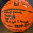 Robert Parish Signed Heavily Inscribed STAT NBA Game Basketball With Steiner COA