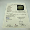 Vintage 1960's Hank Aaron Playing Days Signed National League Baseball JSA COA