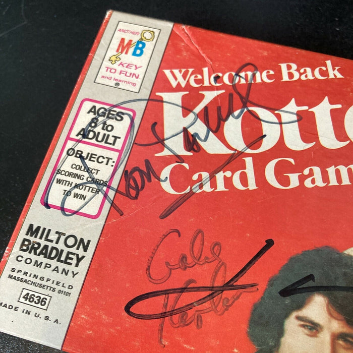 John Travolta Welcome Back Kotter Cast Signed 1976 Vintage Game JSA COA