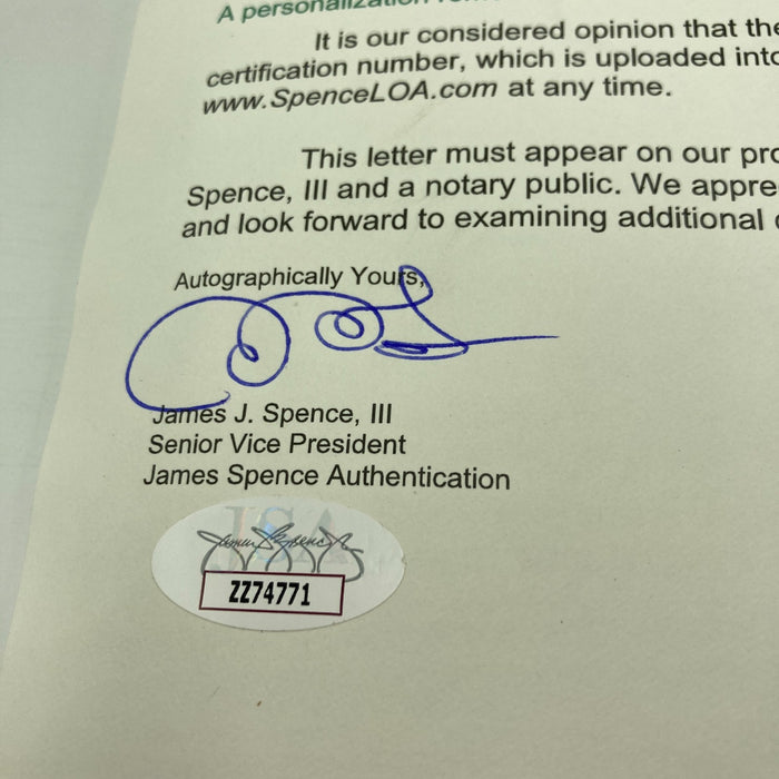 Billy Martin Signed 1979 Vintage Baseball JSA COA