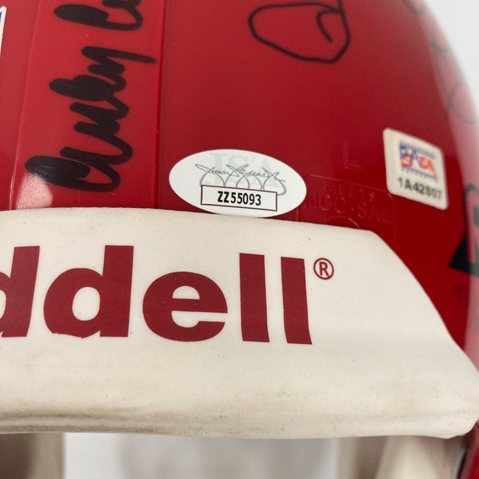 1969 KANSAS CITY CHIEFS SUPER BOWL IV CHAMPIONS TEAM SIGNED HELMET JSA COA