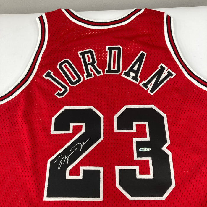 Michael Jordan Signed 1996-97 Pro Cut Chicago Bulls Jersey UDA Upper Deck & JSA