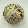 Ted Williams Hank Aaron Sandy Koufax Hall Of Fame Multi Signed Baseball JSA COA