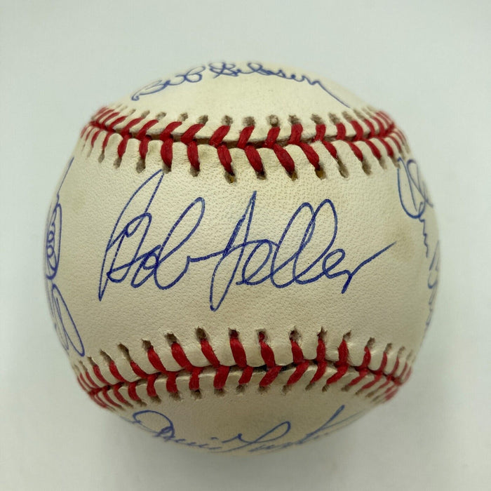 Beautiful No Hitter Pitchers Multi Signed Baseball 18 Sigs With Sandy Koufax JSA