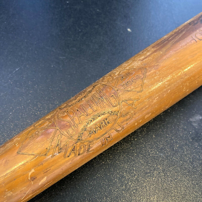 John McGraw Single Signed 1929 Spalding Baseball Bat PSA DNA COA