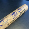 2000 NY Yankees WS Champs Team Signed Bat Derek Jeter Mariano Rivera JSA COA