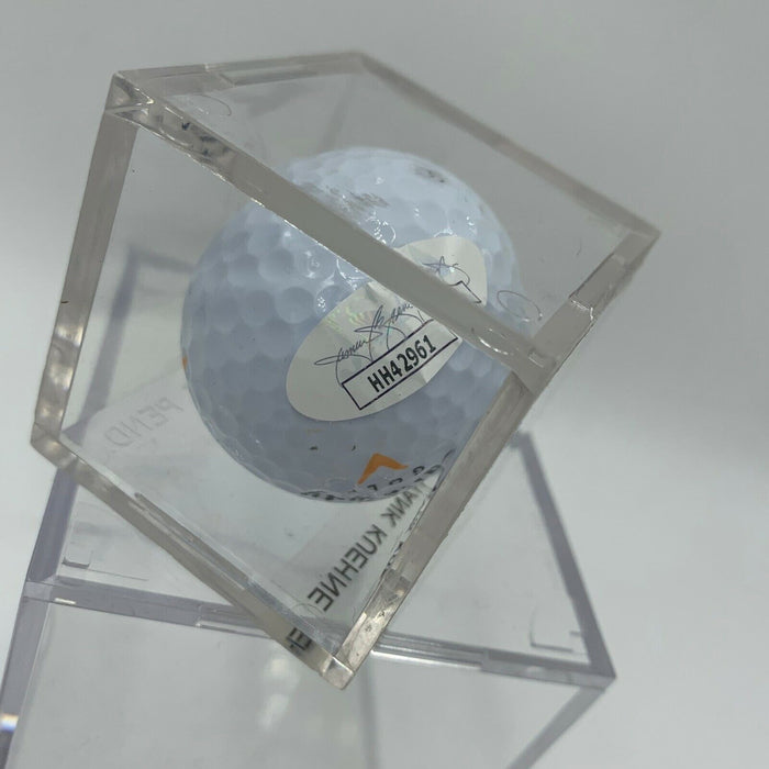 Hank Kuehne Signed Autographed Golf Ball PGA With JSA Sticker