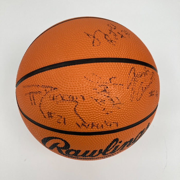 Tim Duncan Rookie 1996-97 Wake Forest Demon Deacons Signed Basketball Beckett