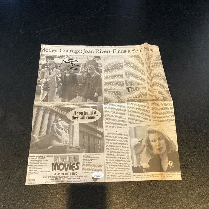 Joan Rivers Signed Autographed Photo With JSA COA