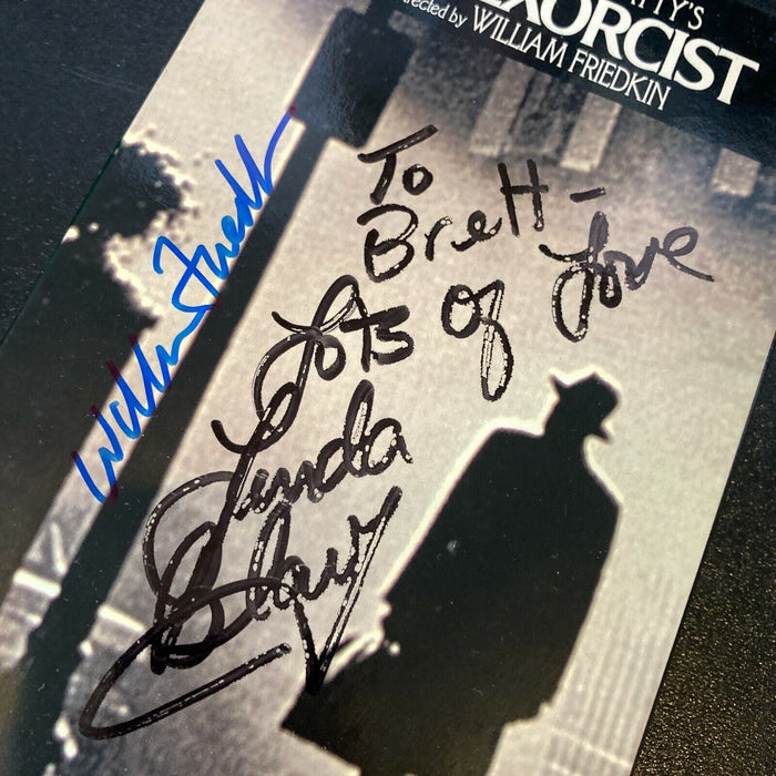 Linda Blair & William Friedkin Signed The Exorcist VHS Movie With JSA COA