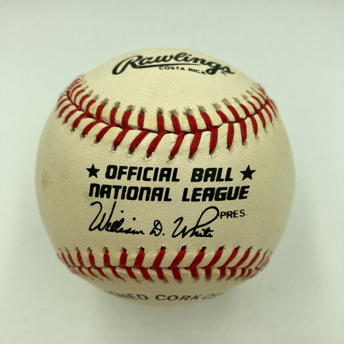 Gregg Jefferies Signed Autographed National League Baseball