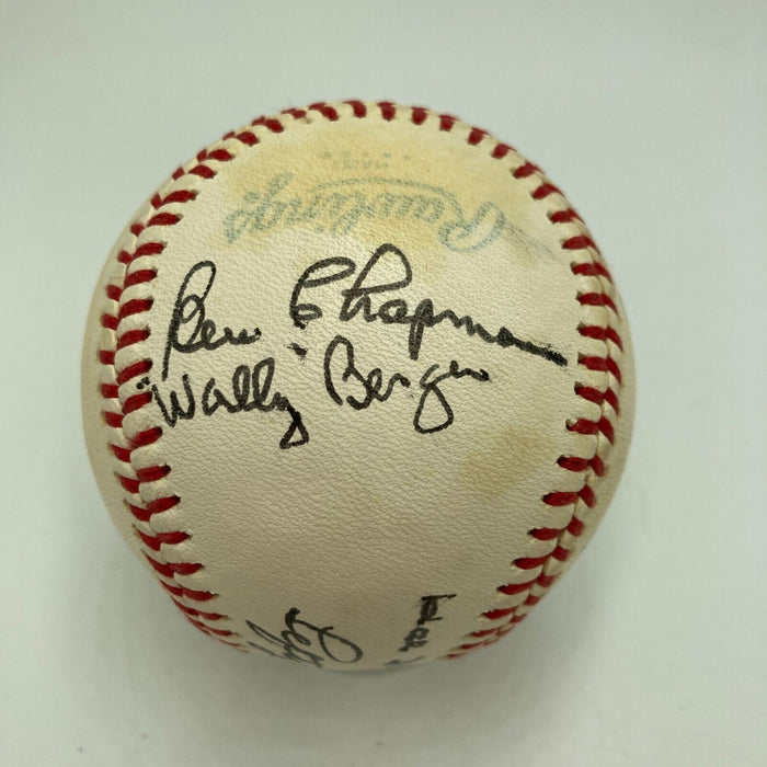 1933 Inaugural First Ever All Star Game Team Signed Baseball Beckett COA