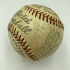 1956 Yankees World Series Champs Team Signed Baseball Mickey Mantle PSA DNA COA