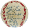 1985 Kansas City Royals World Series Champs Team Signed Baseball JSA COA