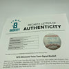 1976 Minnesota Twins Team Signed American League Baseball Beckett COA