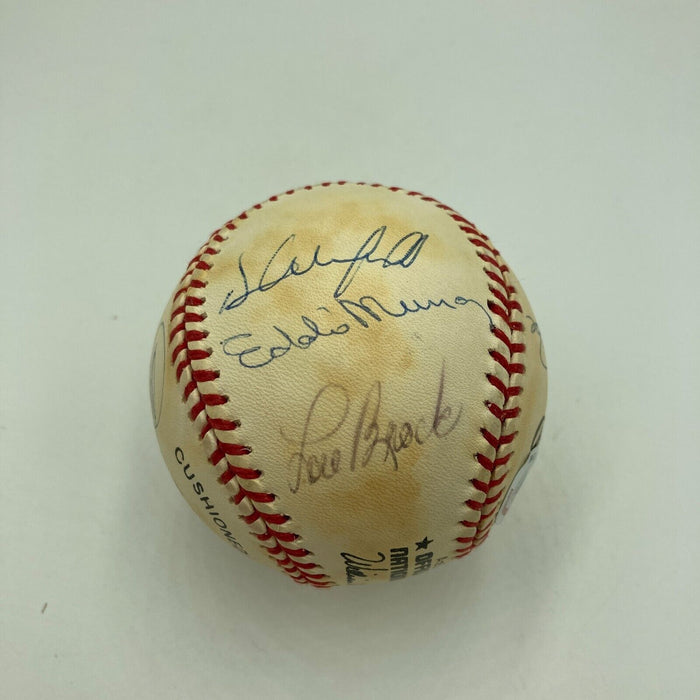 Willie Mays Hank Aaron Stan Musial 3,000 Hit Club Signed Baseball 11 Sigs BAS