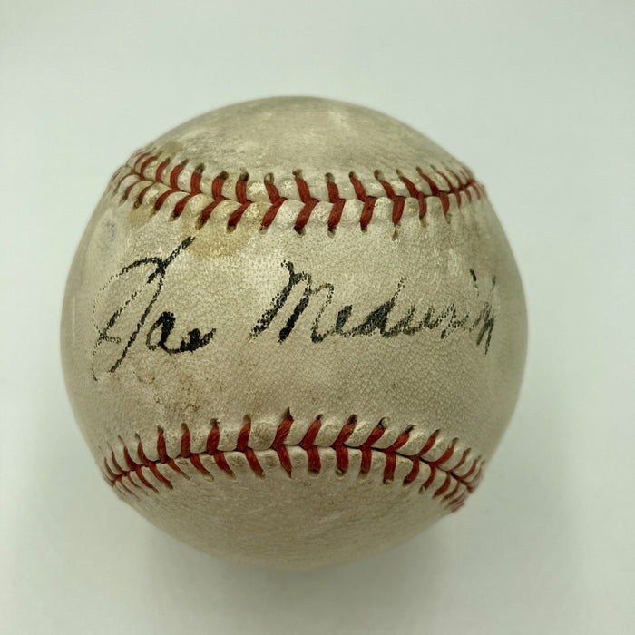 Joe Medwick Single Signed Baseball PSA DNA & JSA COA