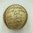 1957 Milwaukee Braves World Series Champs Team Signed Baseball Hank Aaron JSA