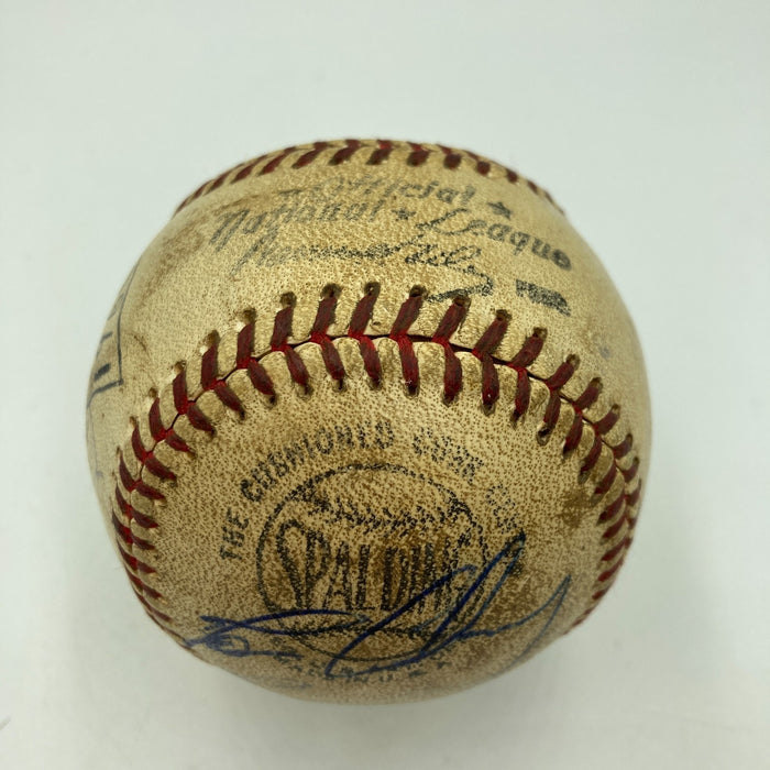 1960 Pittsburgh Pirates Champs Team Signed World Series Game Used Baseball JSA
