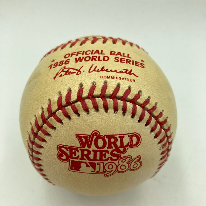 Rare Bill Buckner & Mookie Wilson Signed 1986 World Series Baseball PSA DNA