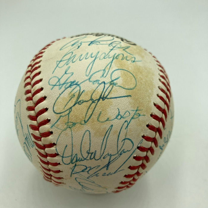 1987 New York Mets Team Signed National League Baseball Gary Carter JSA COA