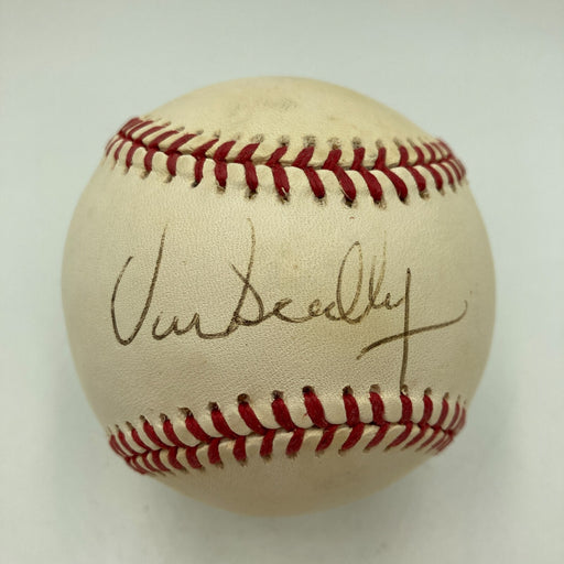 Vin Scully Signed Official National League Baseball JSA COA