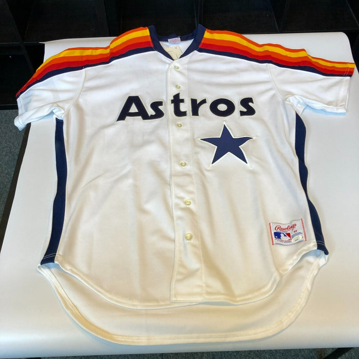 Nolan Ryan "The Ryan Express" Signed 1980's Rawlings Houston Astros Jersey JSA