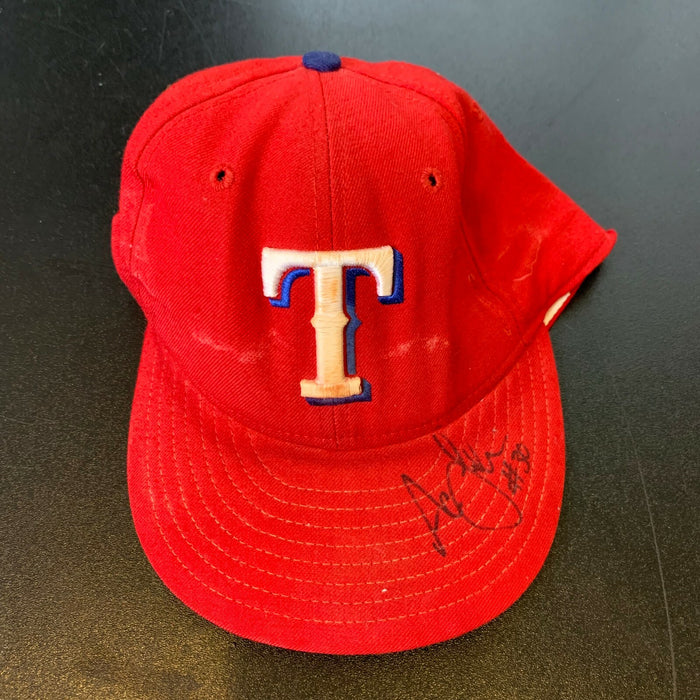 Aaron Sele Signed Game Used 1999 Texas Rangers Hat Cap With JSA COA