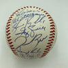 1996 Houston Astros Team Signed Baseball Jeff Bagwell & Craig Biggio