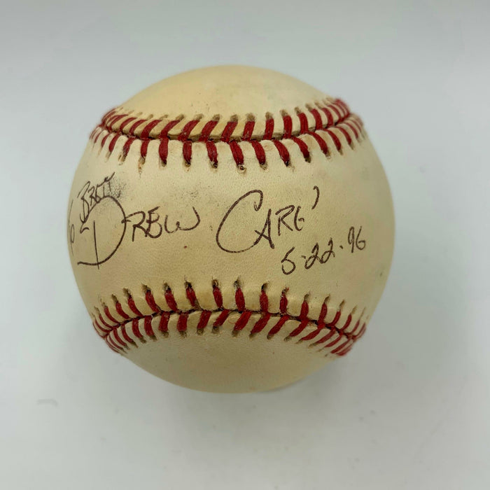 Drew Carey Signed American League Baseball JSA COA Celebrity