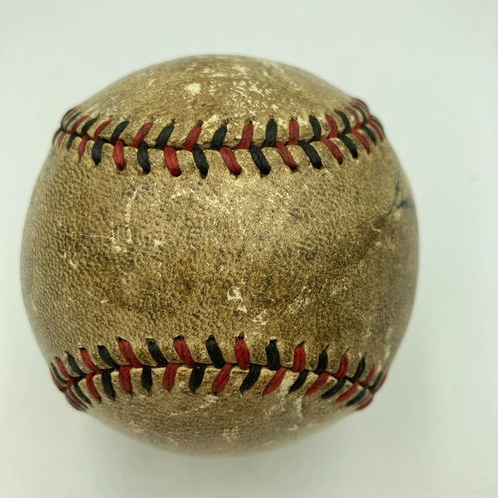Leo Gabby Hartnett Single Signed 1920's National League Baseball JSA COA