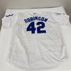Beautiful Hall Of Fame Multi Signed Jackie Robinson Jersey 29 Signatures JSA COA