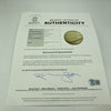 Muhammad Ali Signed Vintage 1960's National League Giles Baseball Beckett COA