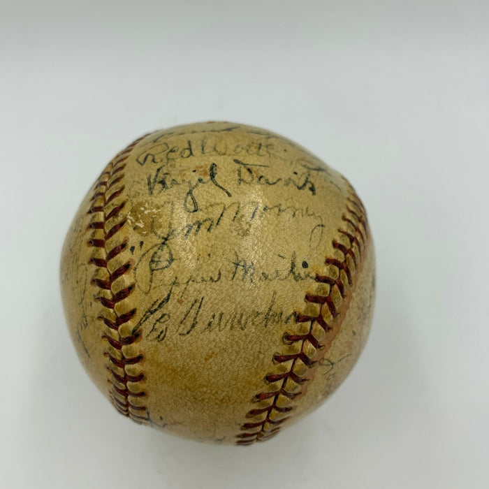 1934 St. Louis Cardinals World Series Champs Team Signed Baseball With JSA COA