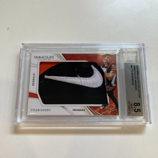 2019 Immaculate Collection Tyler Eifert Logo Patch #5/5 BGS 8.5 Near Mint