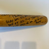 Stan Musial Signed Heavily Inscribed STATS Baseball Bat JSA COA