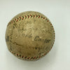 Babe Ruth & Lou Gehrig 1928 World Series New York Yankees Signed Baseball JSA
