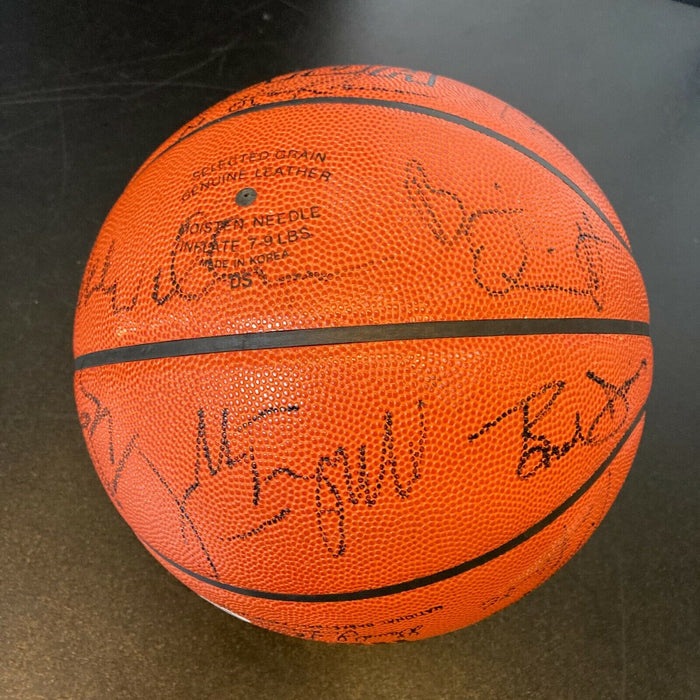 1991-92 Dallas Mavericks Team Signed Spalding NBA Game Basketball Auto JSA COA