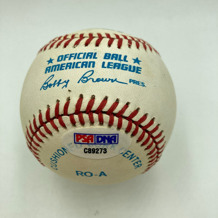 Mickey Mantle Signed American League Baseball PSA DNA Graded MINT 9