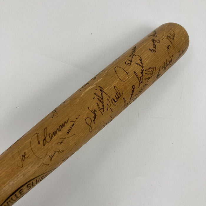Ted WIlliams 1969 Washington Senators Team Signed Game Used Baseball Bat Beckett