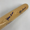 Beautiful 3,000 Hit Club Multi Signed Baseball Bat Willie Mays Hank Aaron JSA