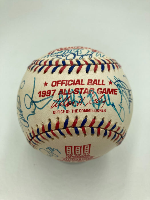1997 All Star Game Team Signed Baseball Ken Griffey Jr. Mark Mcgwire 30 Sigs JSA