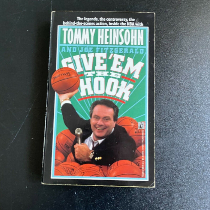 Tommy Heinsohn Signed Autographed Give Em The Hook Book With JSA COA