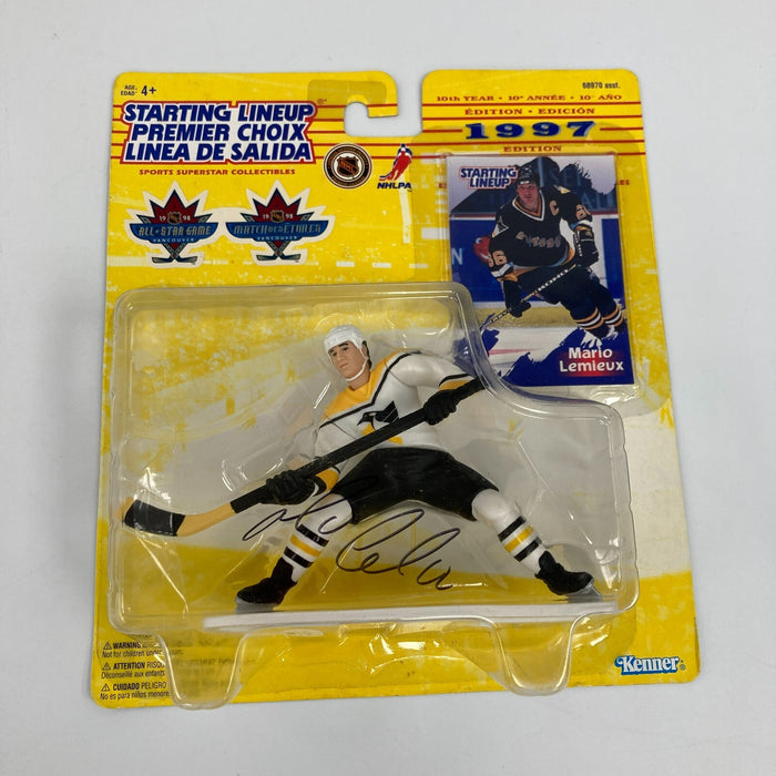 MARIO LEMIEUX Signed Autographed Starting Lineup SLU With JSA COA