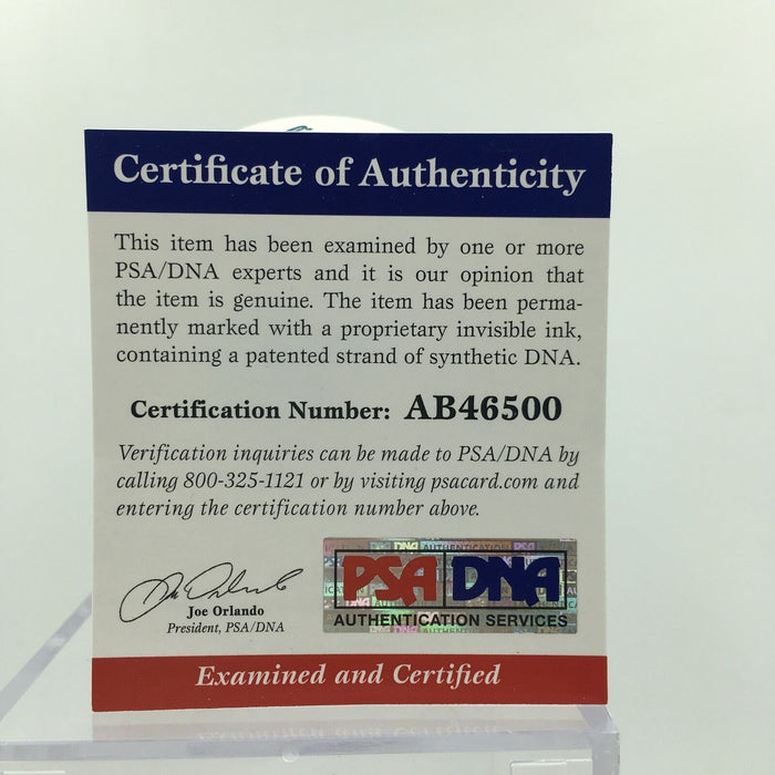 Dwight Doc Gooden Signed Heavily Inscribed MLB Baseball PSA DNA COA